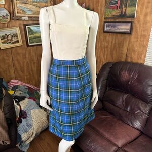 Vintage Plaid Skirt